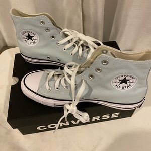 womens blue converse
